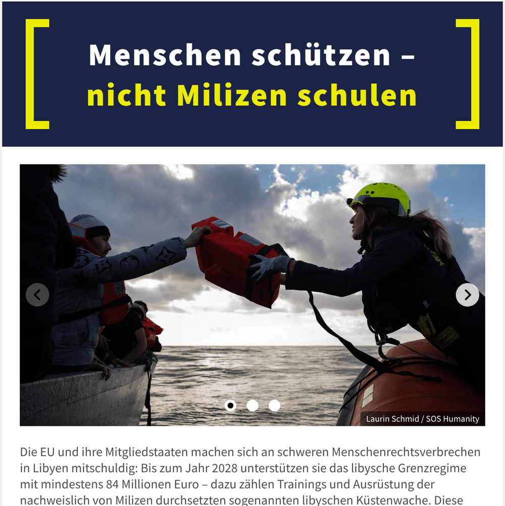 Landingpage-Module: Titel, Medien-Galerie und Kampagnen-Story